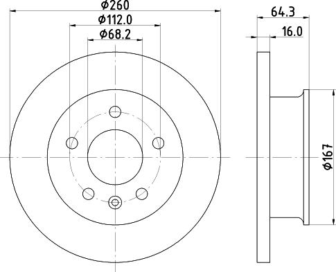 DON PCD21382 - Тормозной диск unicars.by