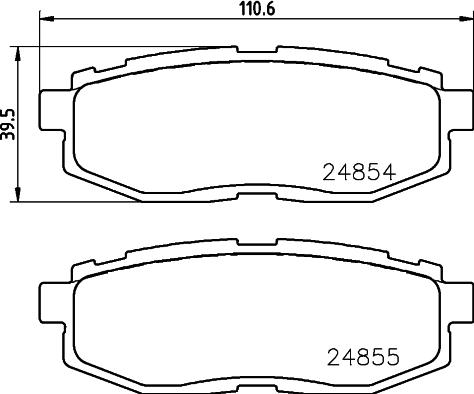 Magneti Marelli 600000100920 - Тормозные колодки, дисковые, комплект unicars.by