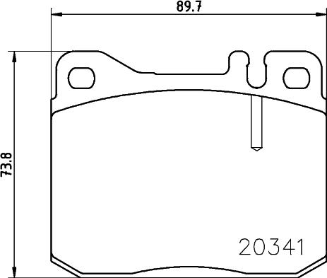 DON PCP1432 - Тормозные колодки, дисковые, комплект unicars.by