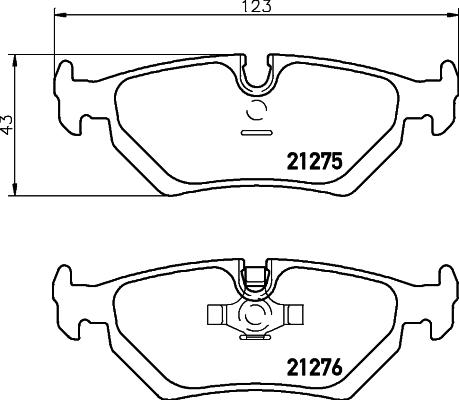 DON PCP1504 - Тормозные колодки, дисковые, комплект unicars.by