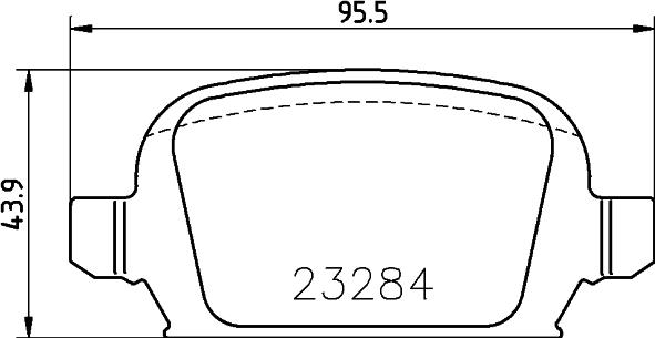 DON PCP1532 - Тормозные колодки, дисковые, комплект unicars.by