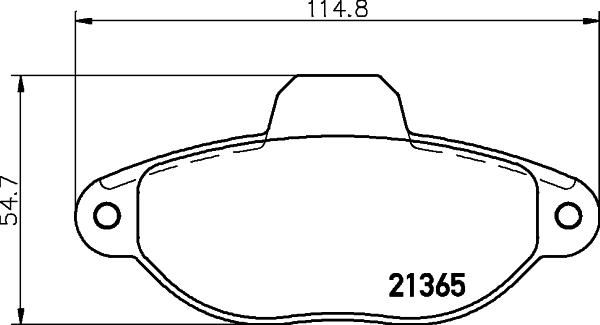 DON PCP1529 - Тормозные колодки, дисковые, комплект unicars.by