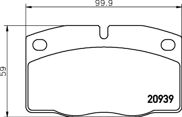 DON PCP1174 - Тормозные колодки, дисковые, комплект unicars.by