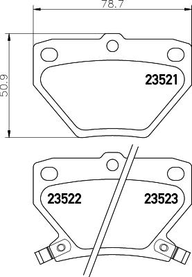 DON PCP1225 - Тормозные колодки, дисковые, комплект unicars.by