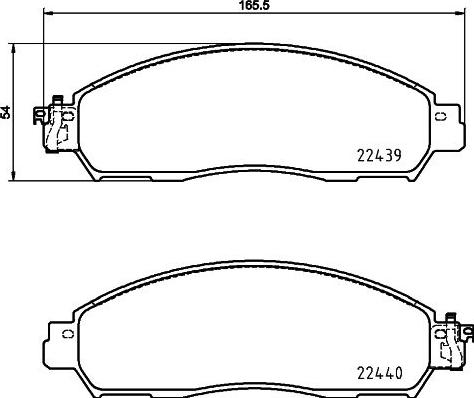 DON PCP1770 - Тормозные колодки, дисковые, комплект unicars.by