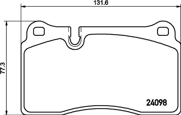 DON PCP2239 - Тормозные колодки, дисковые, комплект unicars.by