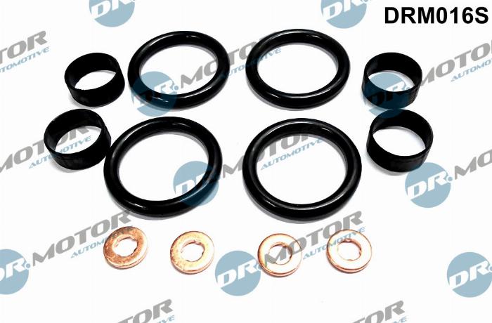 Dr.Motor Automotive DRM016S - Комплект уплотнительных колец, клапанная форсунка unicars.by