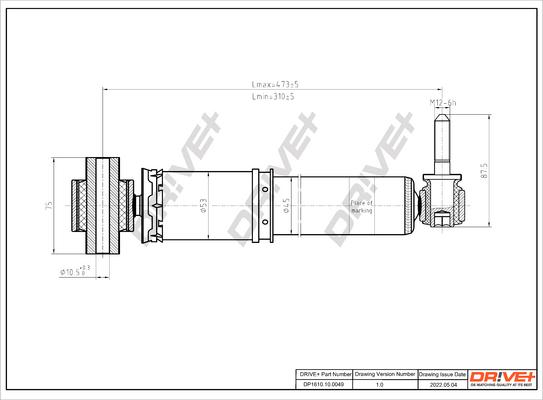 Dr!ve+ DP1610.10.0049 - Амортизатор unicars.by