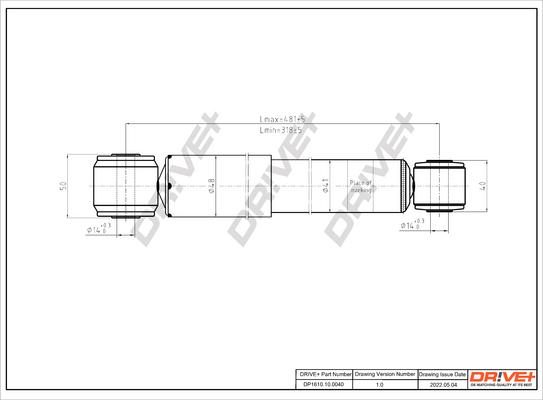 Dr!ve+ DP1610.10.0040 - Амортизатор unicars.by