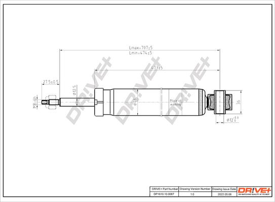 Dr!ve+ DP1610.10.0067 - Амортизатор unicars.by