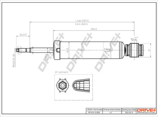 Dr!ve+ DP1610.10.0002 - Амортизатор unicars.by