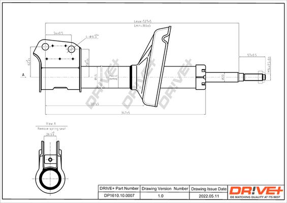 Dr!ve+ DP1610.10.0007 - Амортизатор unicars.by