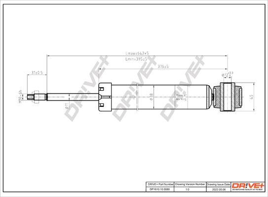 Dr!ve+ DP1610.10.0080 - Амортизатор unicars.by