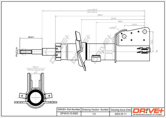 Dr!ve+ DP1610.10.0020 - Амортизатор unicars.by