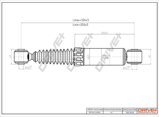 Dr!ve+ DP1610.10.0021 - Амортизатор unicars.by