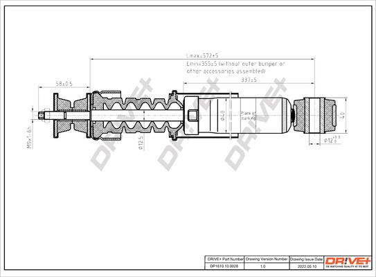 Dr!ve+ DP1610.10.0028 - Амортизатор unicars.by