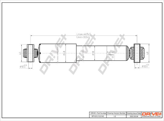 Dr!ve+ DP1610.10.0143 - Амортизатор unicars.by