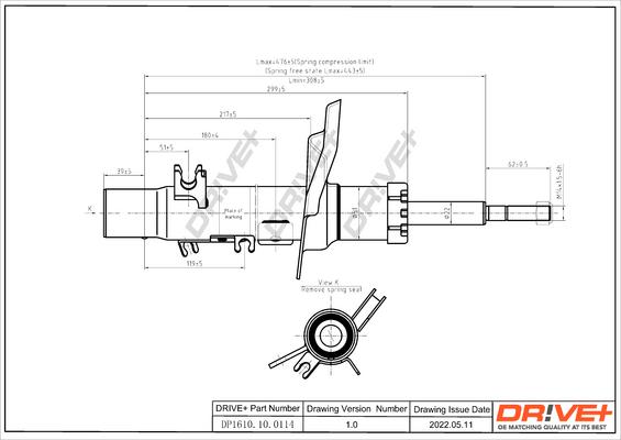 Dr!ve+ DP1610.10.0114 - Амортизатор unicars.by