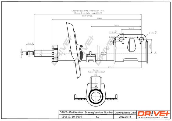 Dr!ve+ DP1610.10.0116 - Амортизатор unicars.by