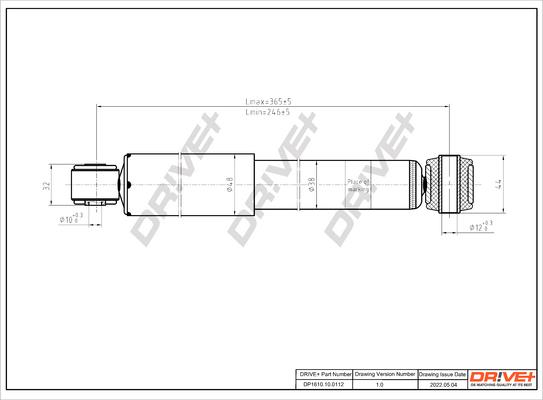 Dr!ve+ DP1610.10.0112 - Амортизатор unicars.by