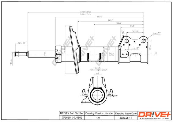 Dr!ve+ DP1610.10.0203 - Амортизатор unicars.by