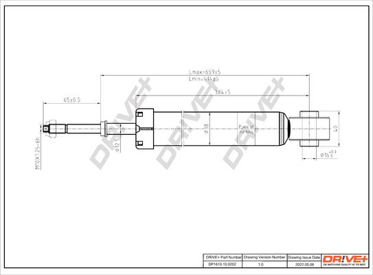 Dr!ve+ DP1610.10.0202 - Амортизатор unicars.by