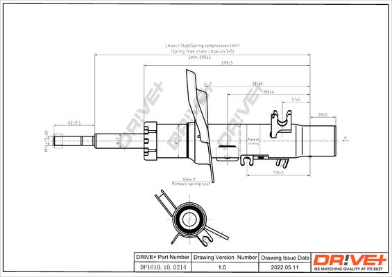 Dr!ve+ DP1610.10.0214 - Амортизатор unicars.by