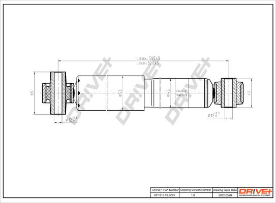 Dr!ve+ DP1610.10.0223 - Амортизатор unicars.by