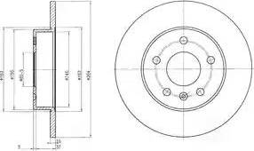 BENDIX 521299 - Тормозной диск unicars.by