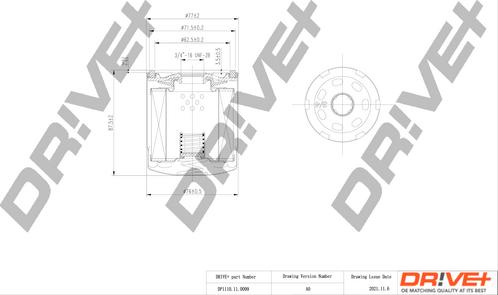 Dr!ve+ DP1110.11.0099 - Масляный фильтр unicars.by