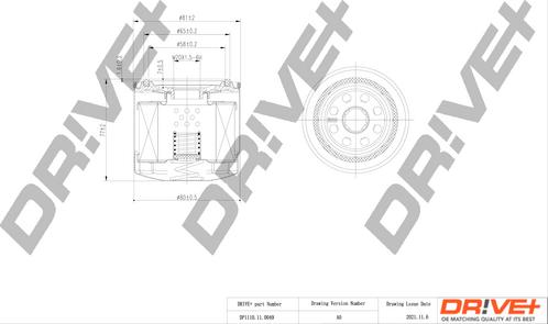 Dr!ve+ DP1110.11.0049 - Масляный фильтр unicars.by