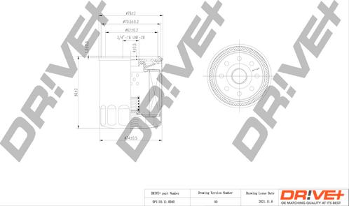 Dr!ve+ DP1110.11.0040 - Масляный фильтр unicars.by