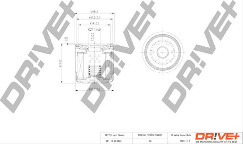 Dr!ve+ DP1110.11.0041 - Масляный фильтр unicars.by