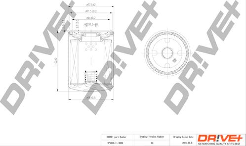 Dr!ve+ DP1110.11.0066 - Масляный фильтр unicars.by