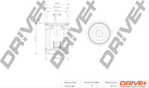 Dr!ve+ DP1110.11.0035 - Масляный фильтр unicars.by