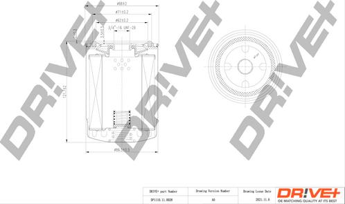 Dr!ve+ DP1110.11.0028 - Масляный фильтр unicars.by