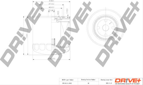 Dr!ve+ DP1110.11.0142 - Масляный фильтр unicars.by