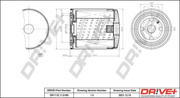 Dr!ve+ DP1110.11.0165 - Масляный фильтр unicars.by