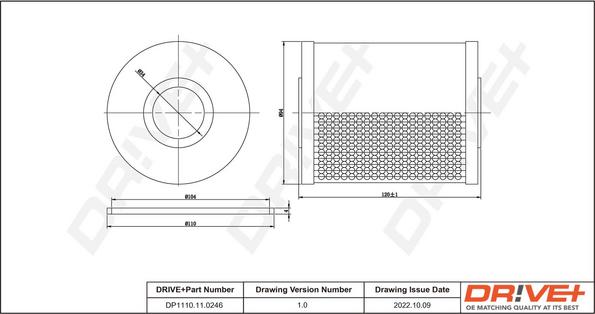 Dr!ve+ DP1110.11.0246 - Масляный фильтр unicars.by