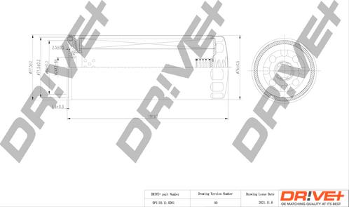 Dr!ve+ DP1110.11.0261 - Масляный фильтр unicars.by