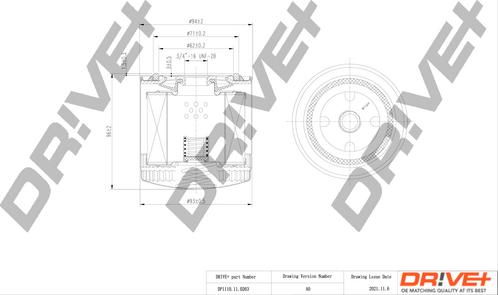 Dr!ve+ DP1110.11.0263 - Масляный фильтр unicars.by