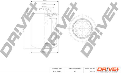 Dr!ve+ DP1110.11.0262 - Масляный фильтр unicars.by