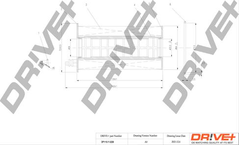 Dr!ve+ DP1110.11.0238 - Масляный фильтр unicars.by