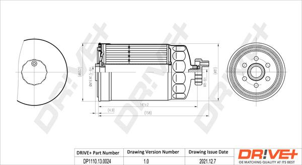 Dr!ve+ DP1110.13.0024 - Топливный фильтр unicars.by