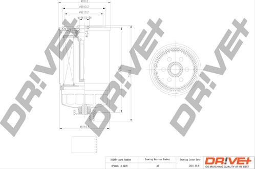 Dr!ve+ DP1110.13.0278 - Топливный фильтр unicars.by