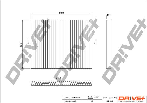 Dr!ve+ DP1110.12.0085 - Фильтр воздуха в салоне unicars.by