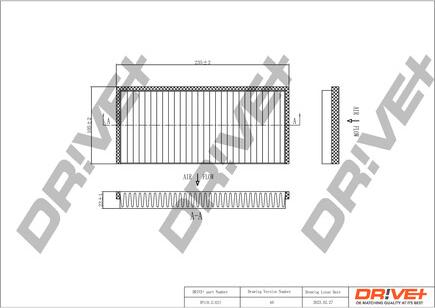 Dr!ve+ DP1110.12.0213 - Фильтр воздуха в салоне unicars.by