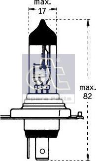 DT Spare Parts 9.78104 - Лампа накаливания, основная фара unicars.by