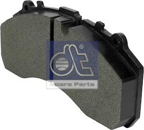 DT Spare Parts 4.90930 - Тормозные колодки, дисковые, комплект unicars.by