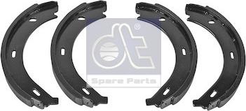 DT Spare Parts 4.91911 - Комплект тормозных колодок, барабанные unicars.by